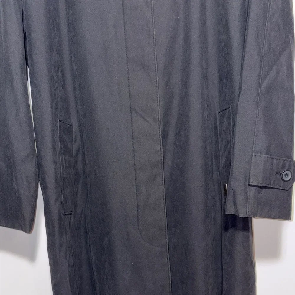 London Fog Black Trench Coat